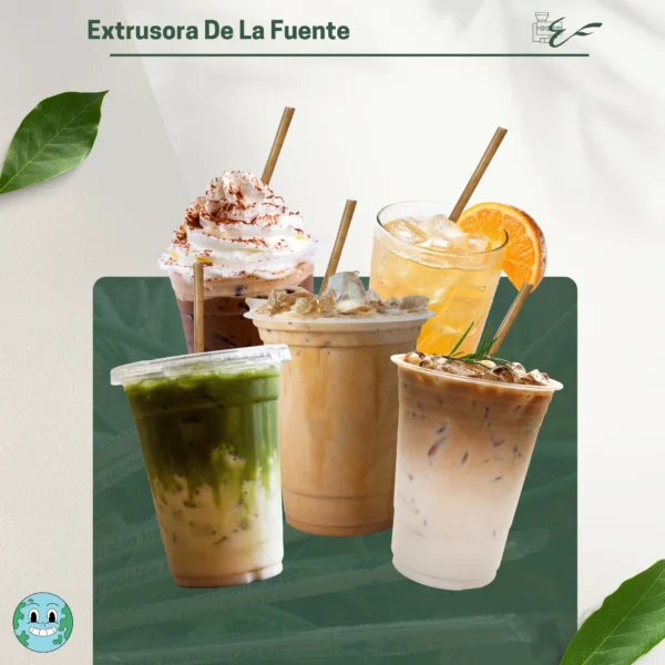 Popote con Fibra de Agave